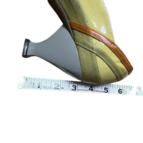 John Fluevog Blind Faith Mid Drew Heels Multicolored Shoes Women Size 8.5 - Picture 8 of 11